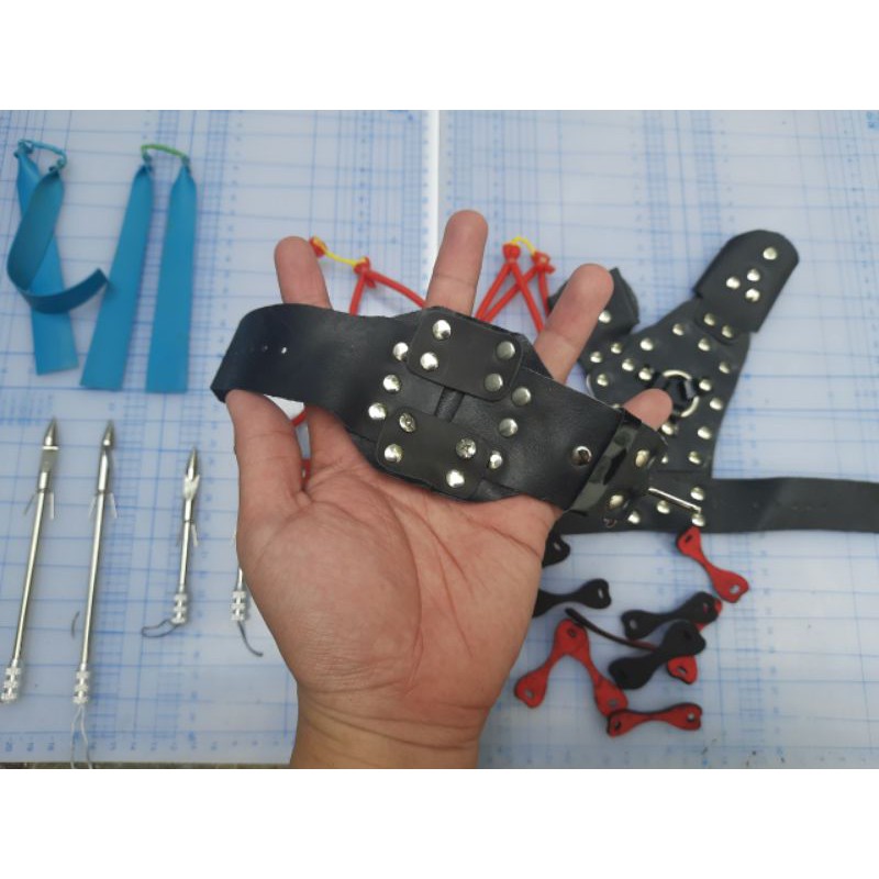 Máy Thu Cước , Dây Đeo Ná Cao Su Bắt Cá