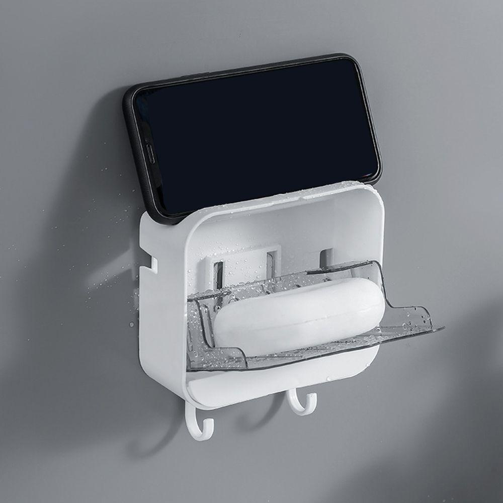 YNATURAL Khay Đựng Xà Phòng Có Móc Treo Có Thể Tháo Rời Tiện Dụng Cho Nhà Bếp / Nhà Tắm