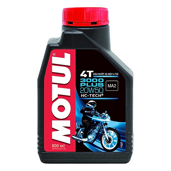 Nhớt cao cấp cho xe máy 4 thì Motul 3000 Plus 4T 20W50 800ML-1L