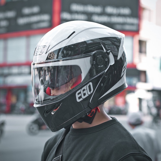 Mũ bảo hiểm EGO E9 - Mũ bảo hiểm FullFace lật hàm 2 kính cao cấp