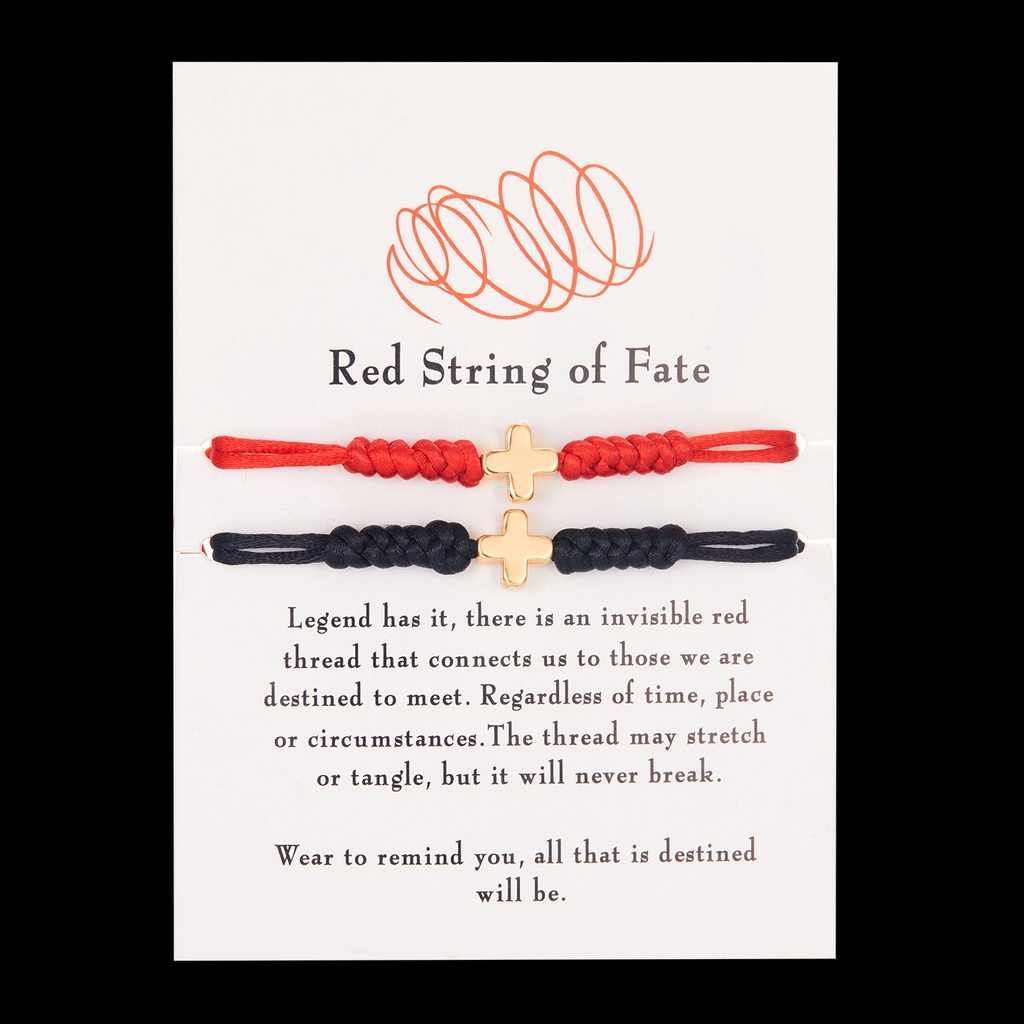 Vòng đeo tay RINHOO FRIENDSHIP dây bện thắt 6 nút có thể điều chỉnh phối mặt tùy chọn