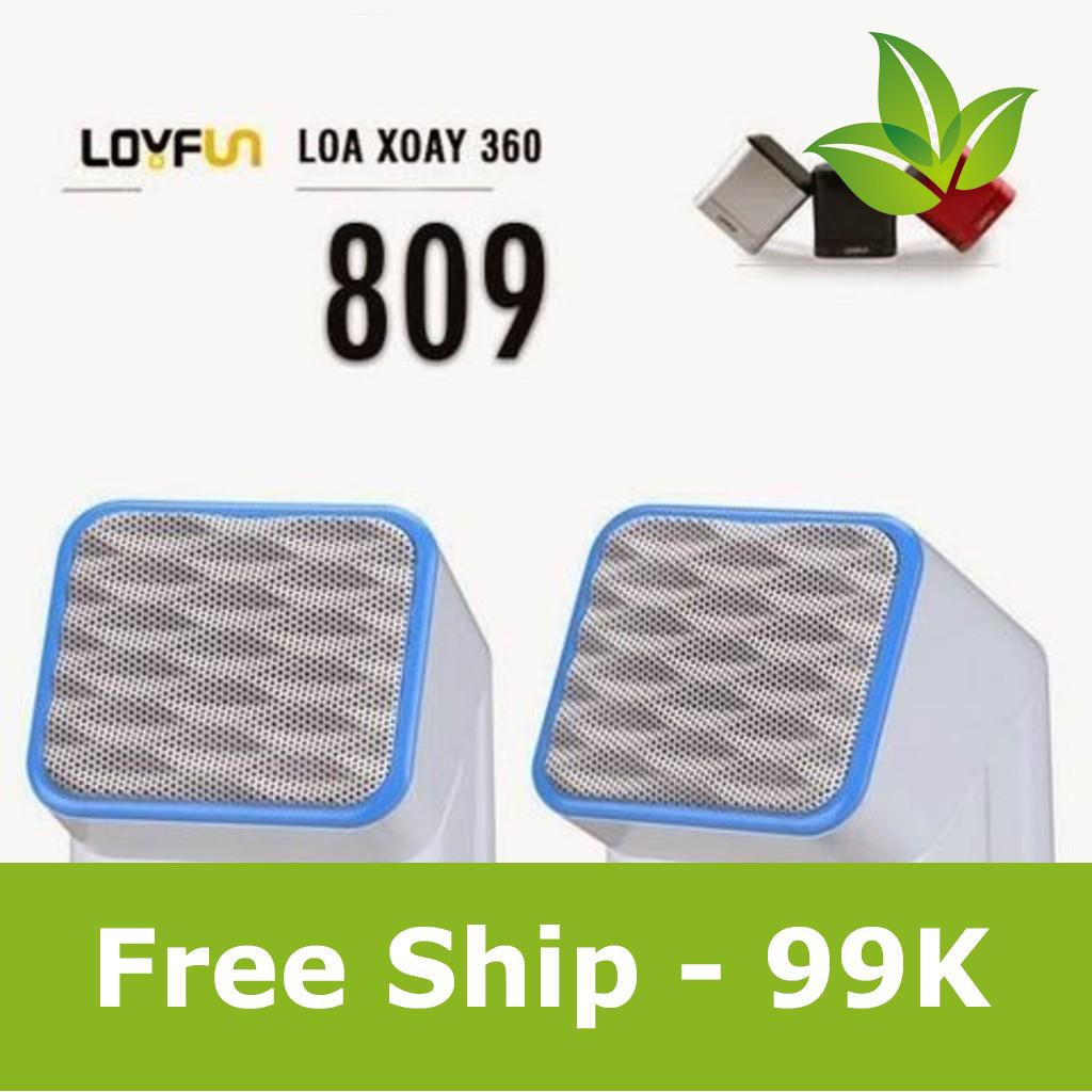 Loa Vi Tính Loyfun LF 809 xoay 360 độ hỗ trợ ship