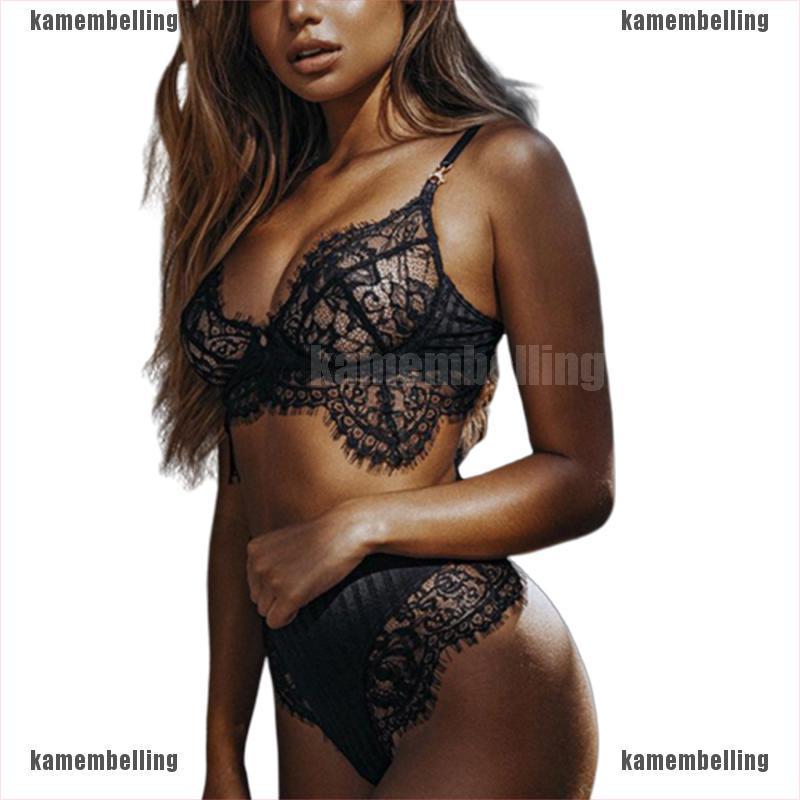 Bộ Đồ Lót Ren Trong Suốt Lưng Cao Thiết Kế Quyến Rũ Cho Nữ