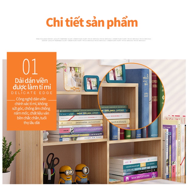 Kệ để đồ có thể kéo đẩy để bàn Trang trí sáng tạo Thiết kế lưu trữ đa năng-KL019