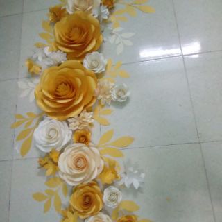 Set 30 bông giấy backdrop