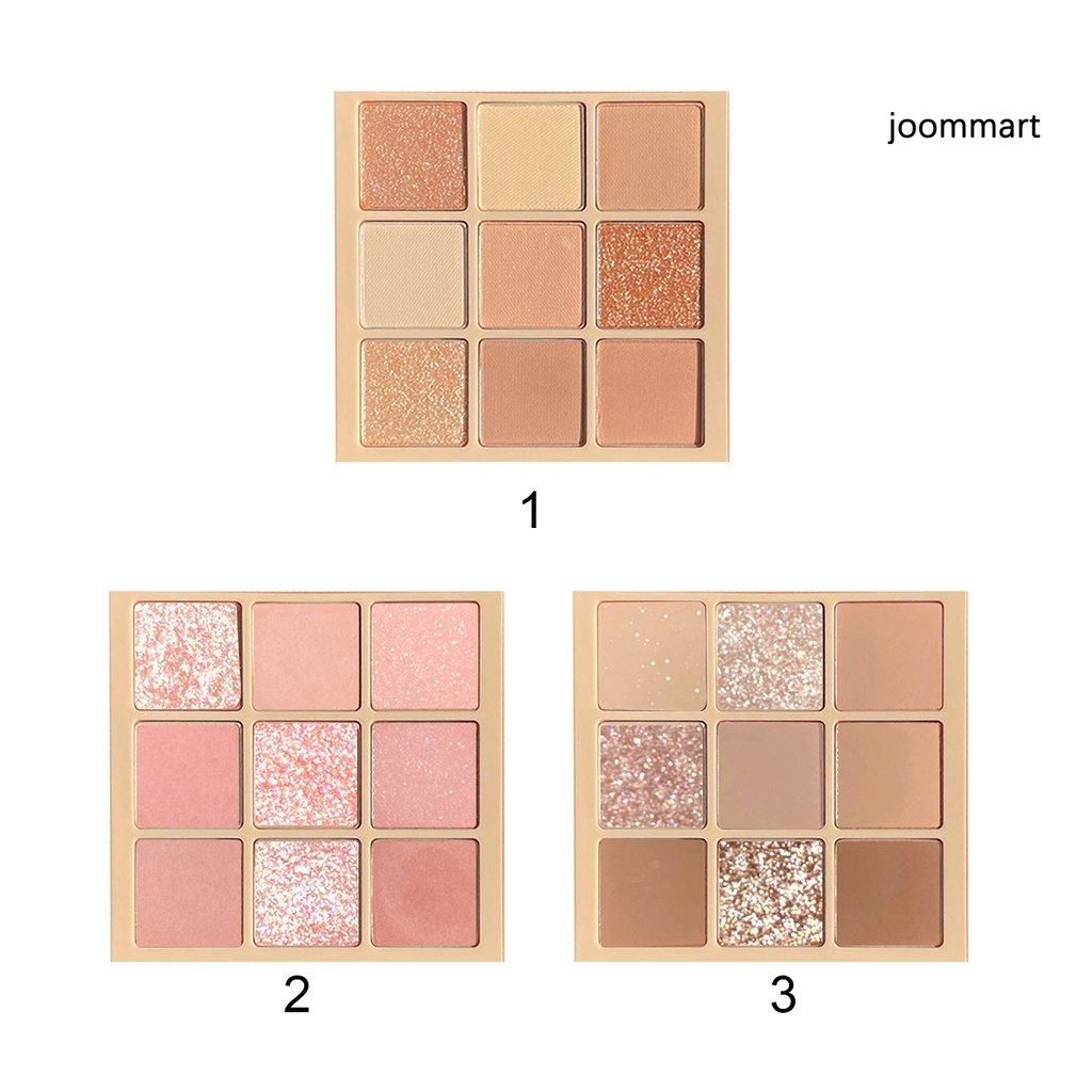 [Hàng mới về] Bảng phấn mắt 9 màu có sắc tố cao dùng trang điểm khi đi dự tiệc | BigBuy360 - bigbuy360.vn