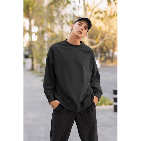 Sweater Unisex NONAME - Áo Nỉ Màu Trơn Tay Dài Form Rộng Oversize Localbrand TNC