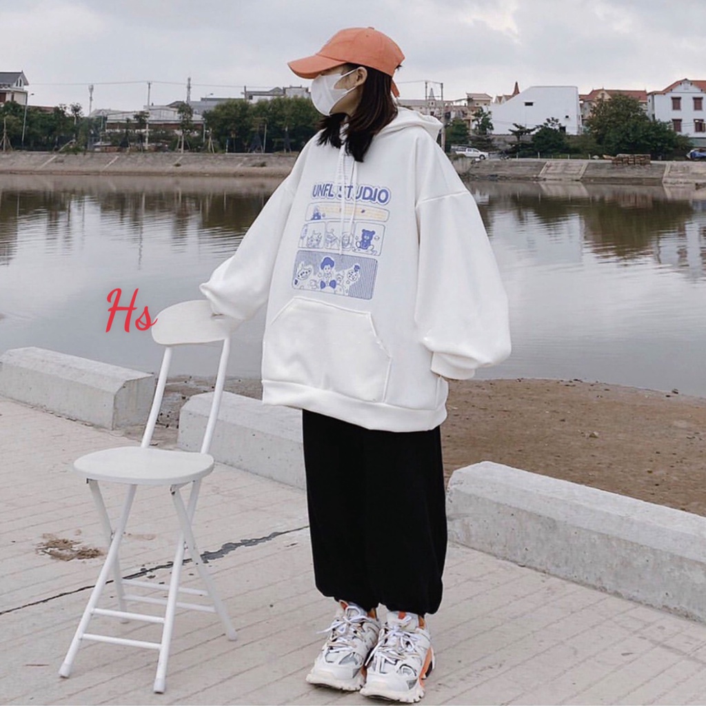 Áo Hoodie UNFL STUDIO Có Mũ Nam Nữ Thu Đông Chất Nỉ Ngoại Mềm Mịn Hottrend 2021 Unisex X.Store 835