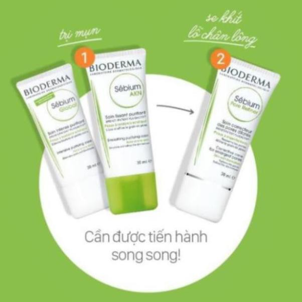 Kem dưỡng se khít lỗ chân lông Bi.od.er.ma Sebium Pore Refiner 30ml | BigBuy360 - bigbuy360.vn