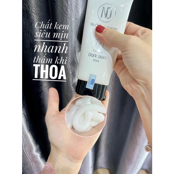 Kem khử thâm làm sáng da đa năng Nd be charm cream dark skin
