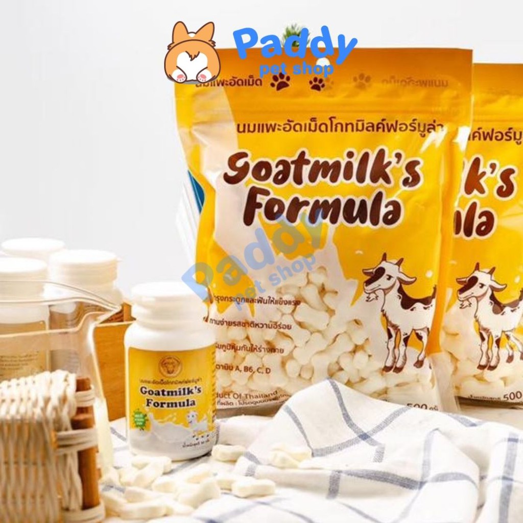 Xương Kẹo Sữa Dê Cô Đặc Goatmilk's Formula Cho Chó (Nhập khẩu Thái Lan)