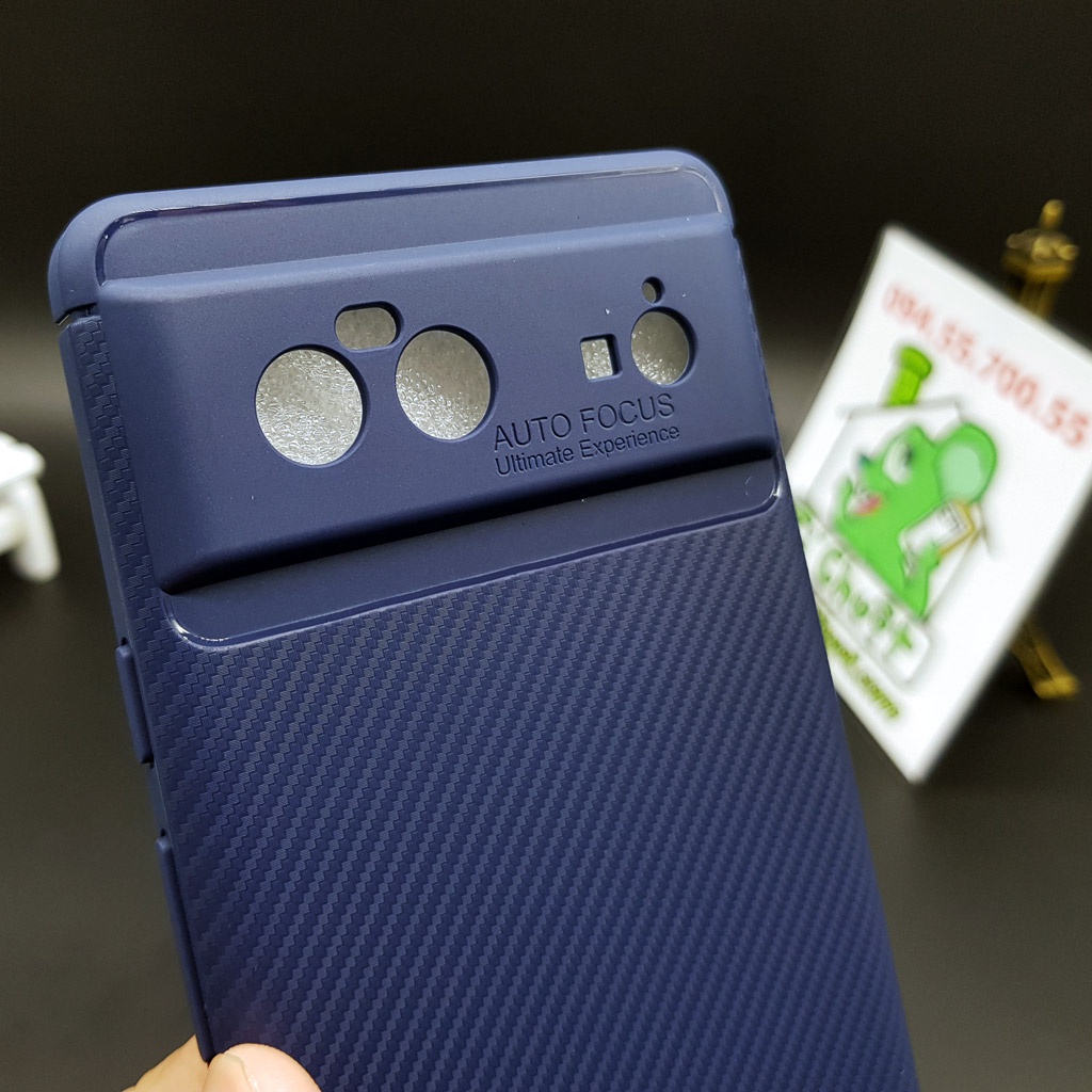[Ảnh Thật] Ốp Lưng Google Pixel 6 AutoFocus Vân 3D Carbon Chống Sốc