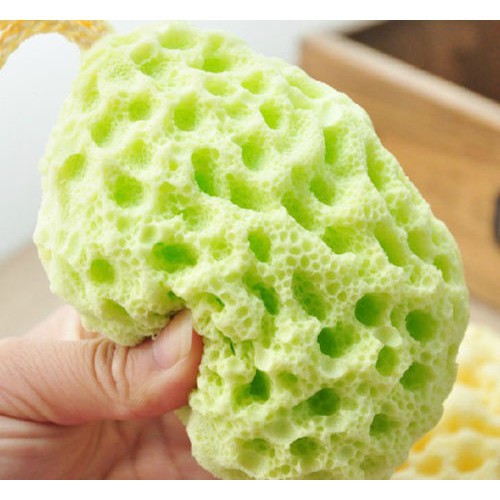 [Hàng mới về] Bông tắm cotton màu sắc tươi sáng tiện dụng