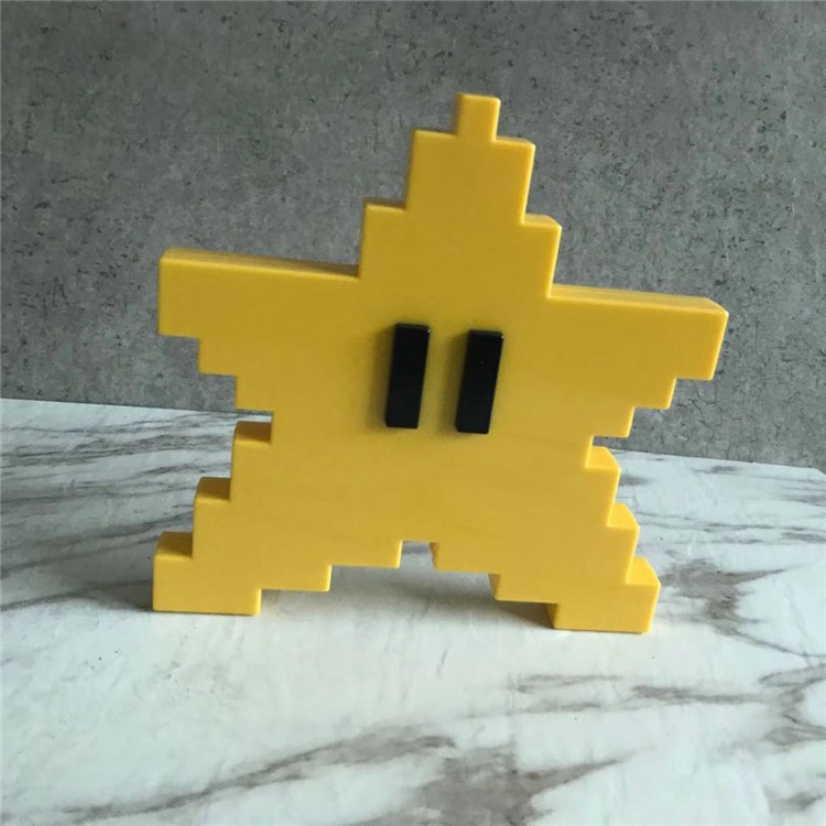 Ngôi Sao Mario Bros 5 Cánh Có Thể Thay Đổi Dùng Trang Trí Cây Thông Giáng Sinh