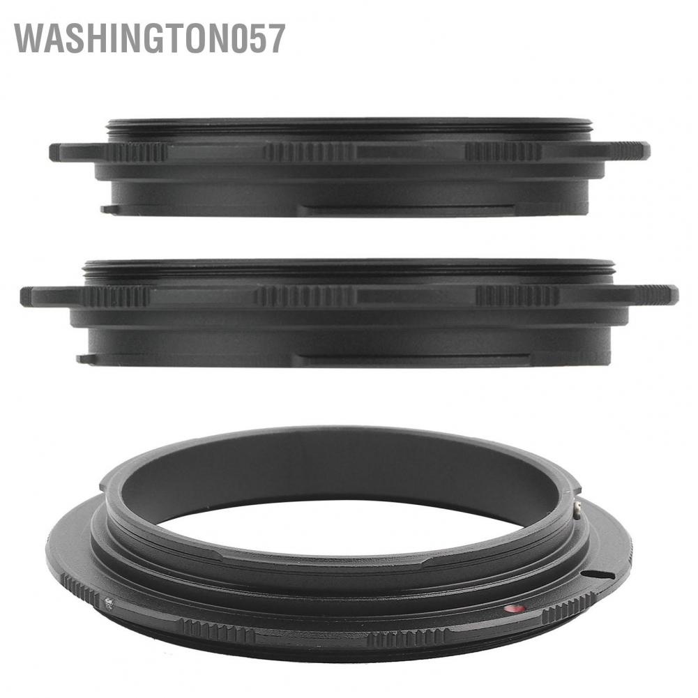 Hàng Hot Hợp kim nhôm bền chụp Macro Vòng điều hợp đảo ngược cho Máy ảnh DSLR Canon EOS Mount Hàng giao ngayWashington057