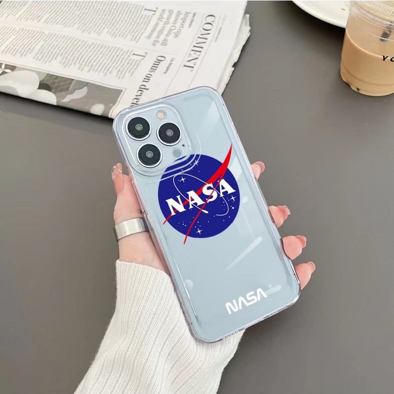 Ốp Điện Thoại TPU Gel Đệm Khí Chống Rơi Hình NASA Cho Samsung Galaxy S22 Plus Note 20 Ultra 10 S21 FE S20