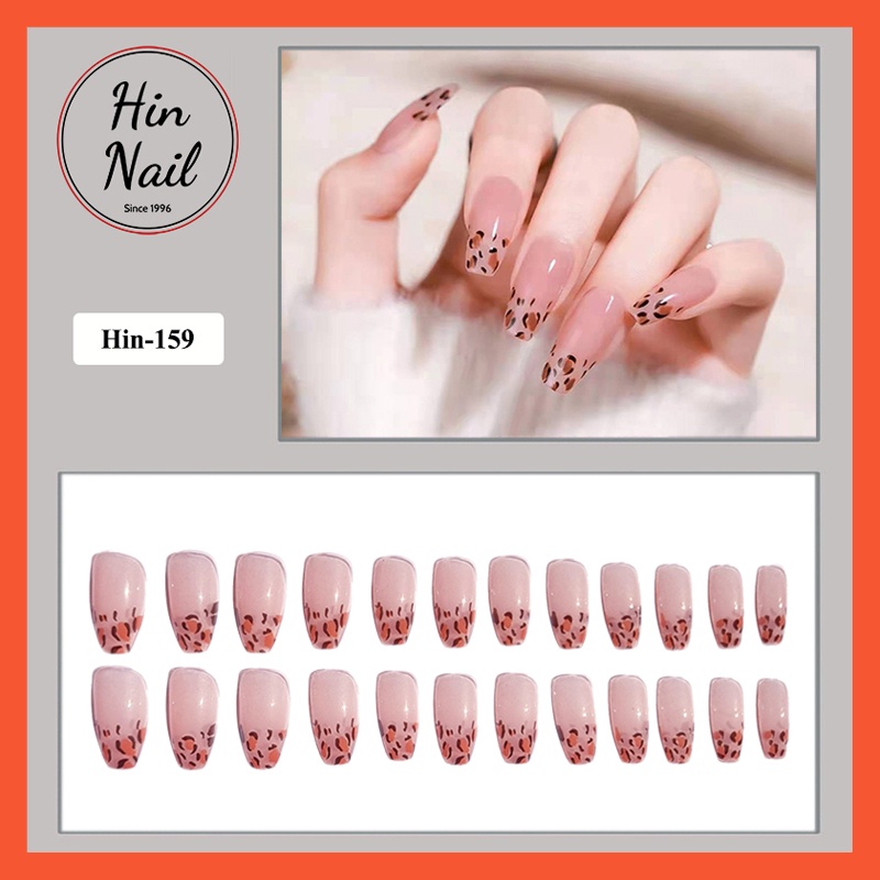 Móng Tay Giả Kiểu Dài Hin Nail Kèm Keo Dán