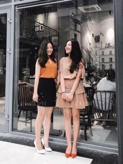 VÁY LỤA 2 TẦNG