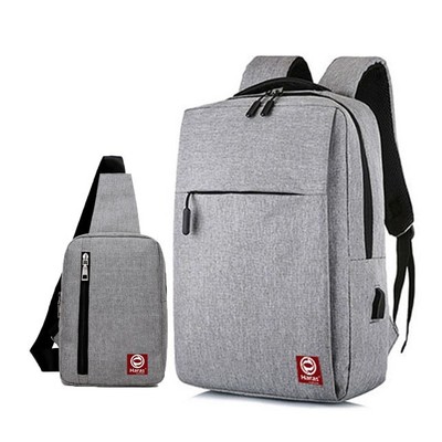 Combo Ba Lô Laptop Thời Trang HARAS HR237 Và Túi Messenger HARAS HR147