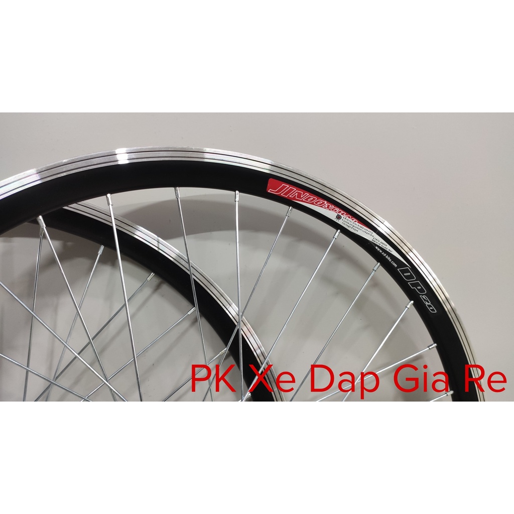 Bộ vành xe đạp thể thao bánh 700C cao 3cm đan sẵn đùm bạc đạn, líp vặn sử dụng cho phanh U, V và phanh đĩa