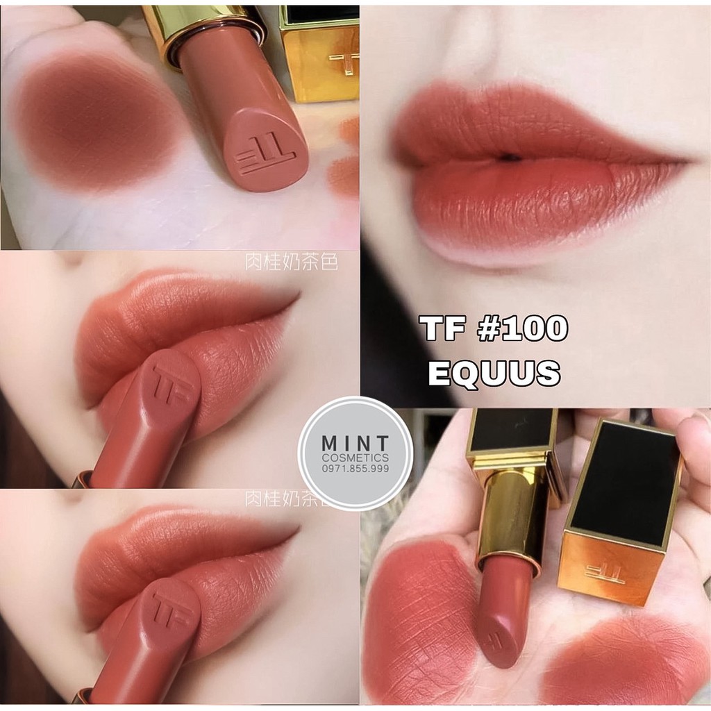 Son Tomford Lip Color Matte, Tomford Lipstick Ruby Rush 07 Vỏ Đen Hàng Chính Hãng Có Bill