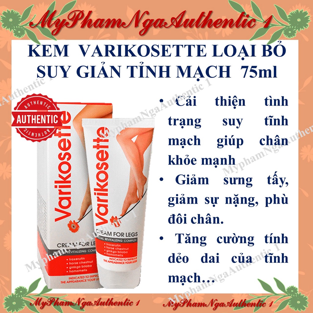 Kem suy giản tỉnh mạch Varikosette.