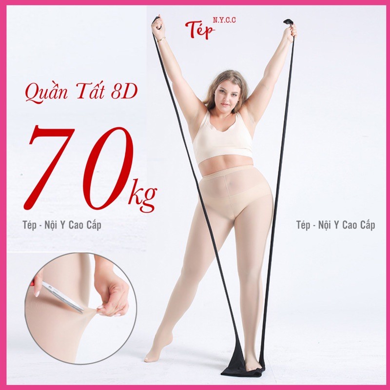 Quần Tất Big Size 8D, Quần Tất Cho Người Béo, Quần Tất Meiersi Cao Cấp