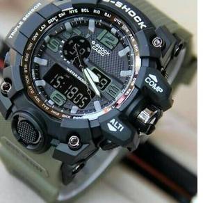 Đồng Hồ Nam 7V7YS G-SHOCK GWG-1000 Dây Xanh Lá #Gk002 # Đồng Hồ Gshock 83 Giá Rẻ
