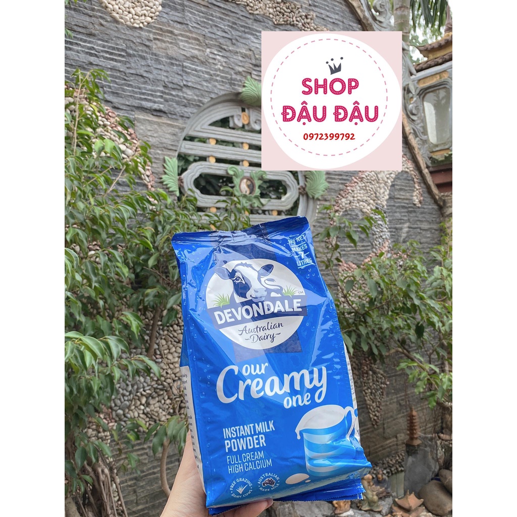 - Sữa tươi nguyên kem dạng bột DEVONDALE nội địa Úc 1kg