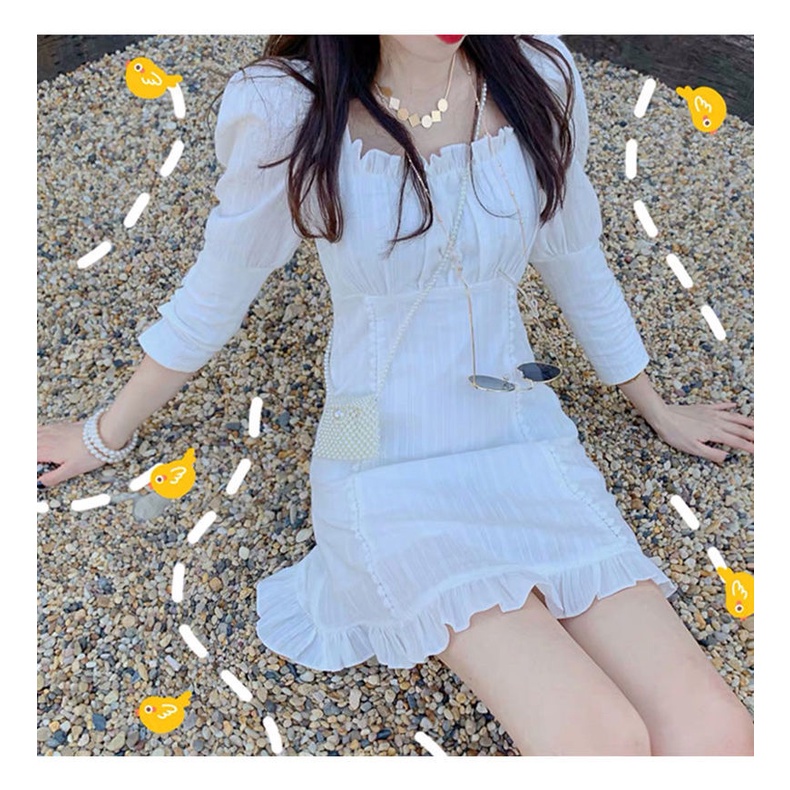 Đầm Màu Trơn Thời Trang Mùa Hè Ngọt Ngào Dành Cho Nữ