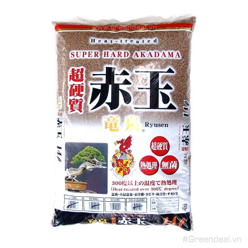 Đá Akadama (1/2 KG đá size 1-5 mm) làm giá thể sen đá, xương rồng, cây cảnh bonsai, lọc thủy sinh bể cá