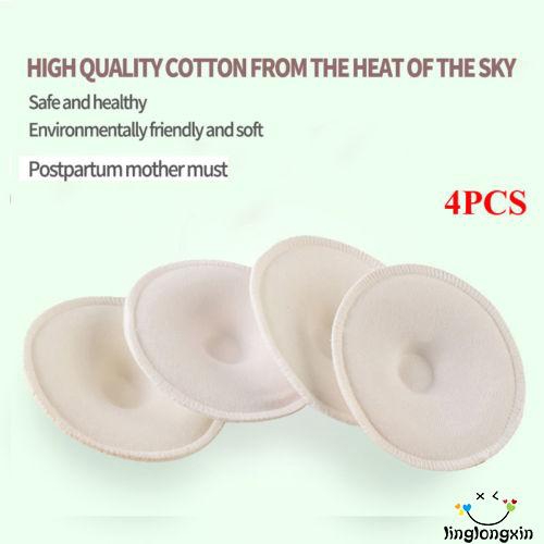 Set 4 miếng đệm ngực Cotton hỗ trợ mẹ cho bé bú sữa