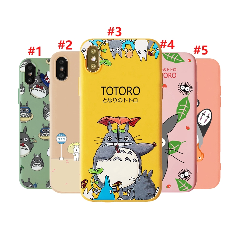 Ốp điện thoại hoạt tiết Totoro đáng yêu dành cho iPhone 6 / 6S / 7 / 8 Plus / X XE X MAX