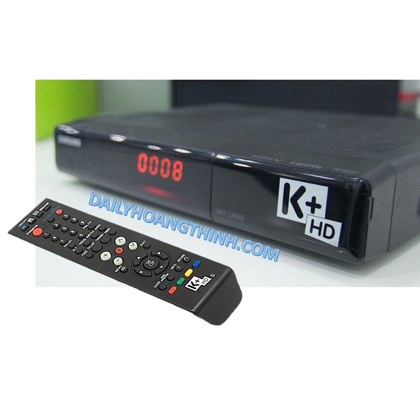 [TẶNG PIN] Điều khiển đầu thu K+ - Remote K+ SD HD (Có 5 mẫu tự chon)
