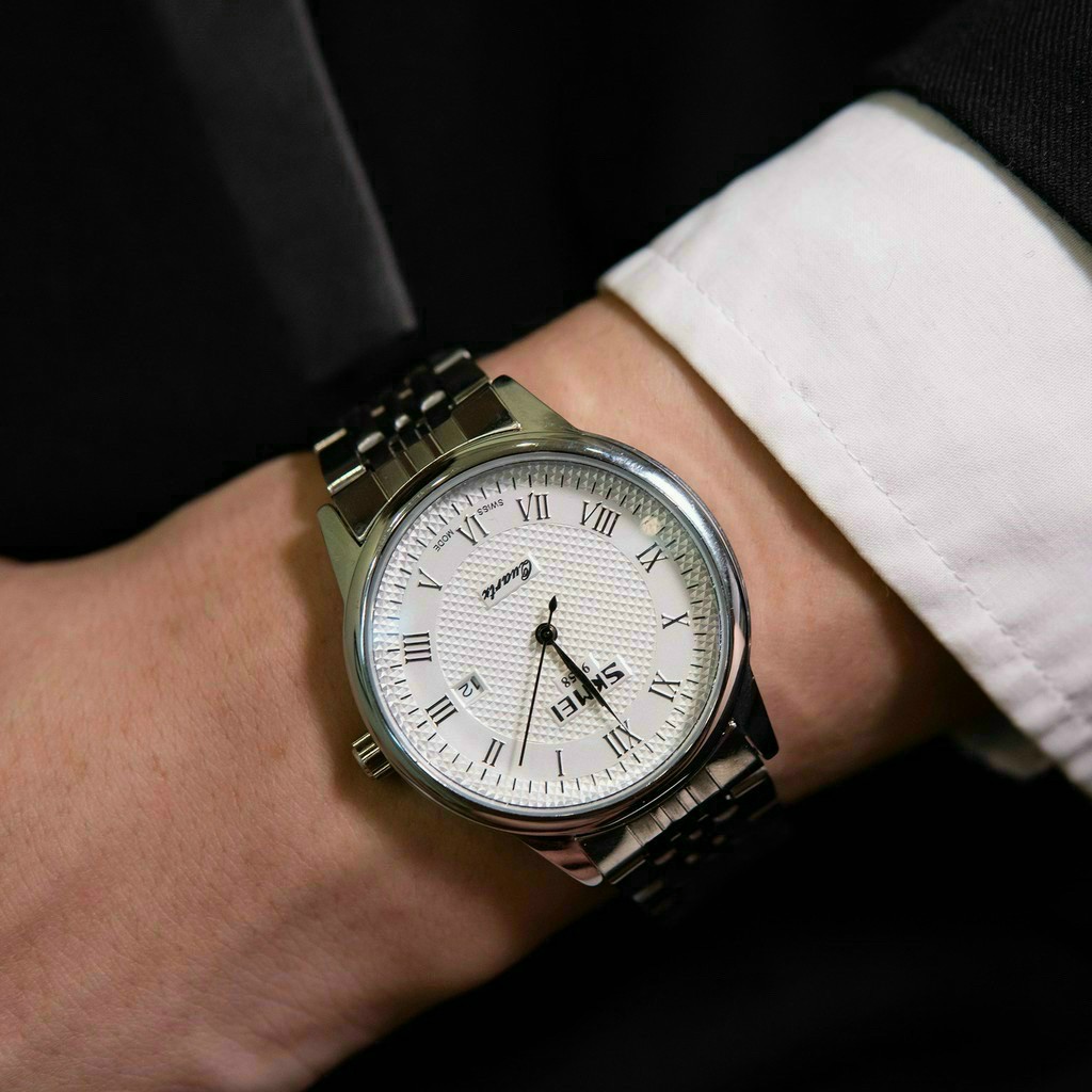 Đồng hồ đeo tay nam, đồng hồ nam dây kim loại SKMEI mặt tròn cao cấp, phong cách công sở, thời trang cao cấp giá siêu rẻ