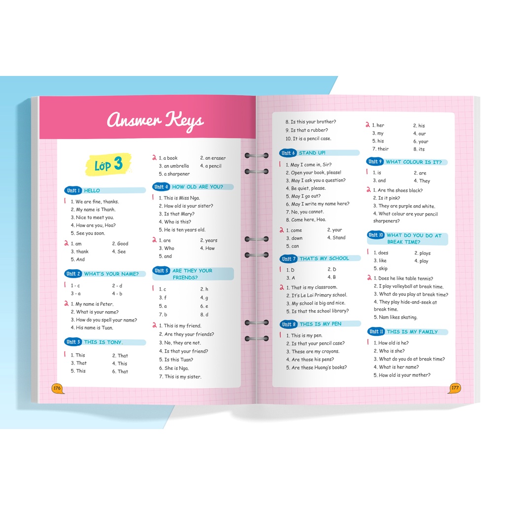 Sách Sổ Tay Ngữ Pháp Và Bài tập Tiếng Anh Lớp 3,4,5 - MGB