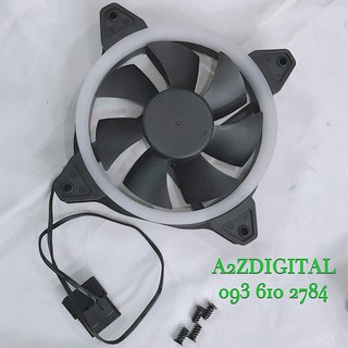 FAN CASE ĐƯỜNG KÍNH 12cm CÓ LED RGB 1 MẶT - 7 MÀU CẦU VỒNG VSP201