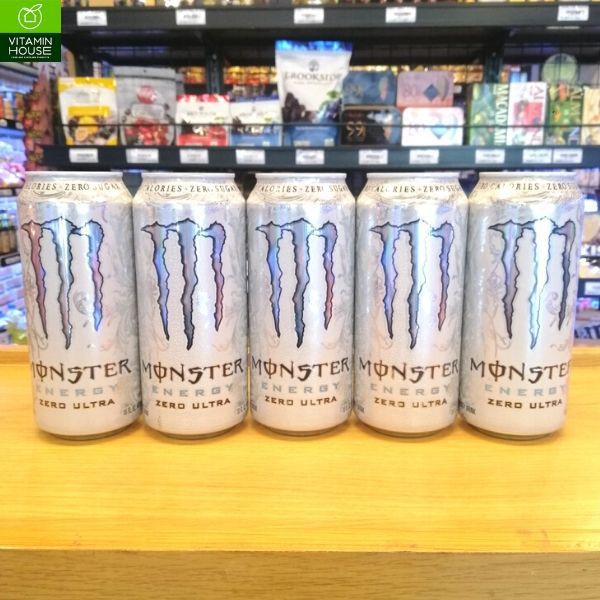 [VITAMIN HOUSE] Nước tăng lực Monster trắng 473ml