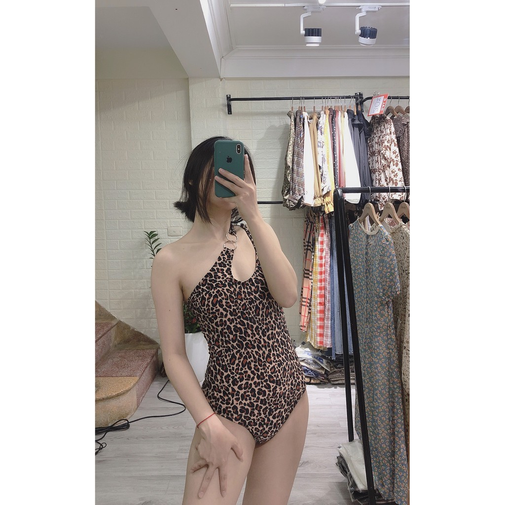 Bikini 1 mảnh liền họa tiết da báo siêu sexy mặc đi biển đi bơi ( Đảm bảo 100% như hình)