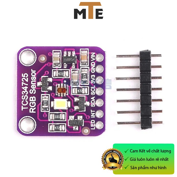 Cảm Biến Màu Sắc RGB TCS34725 Giao tiếp I2C