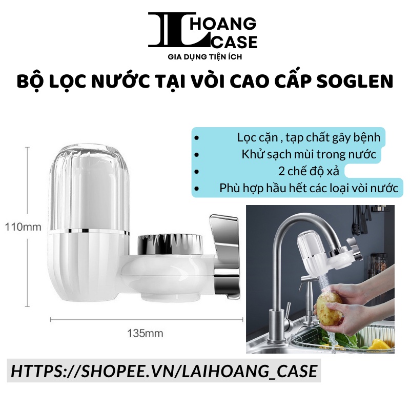 Đầu Lọc Nước Tại Vòi Cao Cấp Soglen, Bộ Lọc Nước Tại Vòi Trực Tiếp Thế Hệ Mới