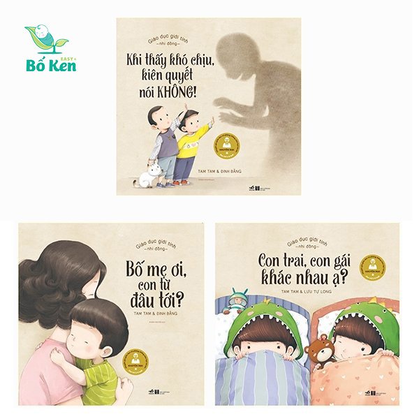Bộ Sách Giáo Dục Giới Tính Nhi Đồng  - Tủ Sách Shop Bố Ken