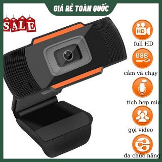 Webcam Máy Tính, Camera Có Mic 720p Cho Laptop Học Online Qua ZOOM, Trực Tuyến - Hội Họp - Gọi Video Hình Ảnh Sắc Nét