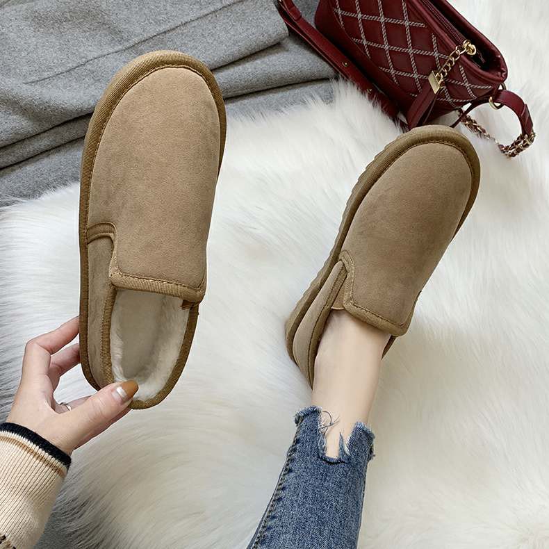 Giày slip on lót bông