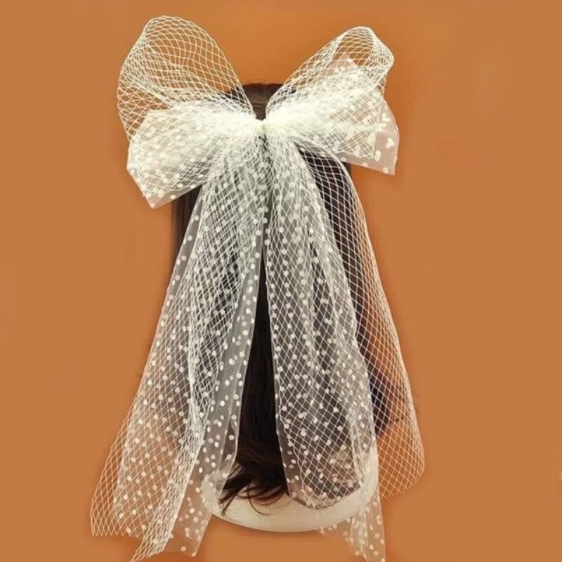 nơ bi cài tóc cô dâu