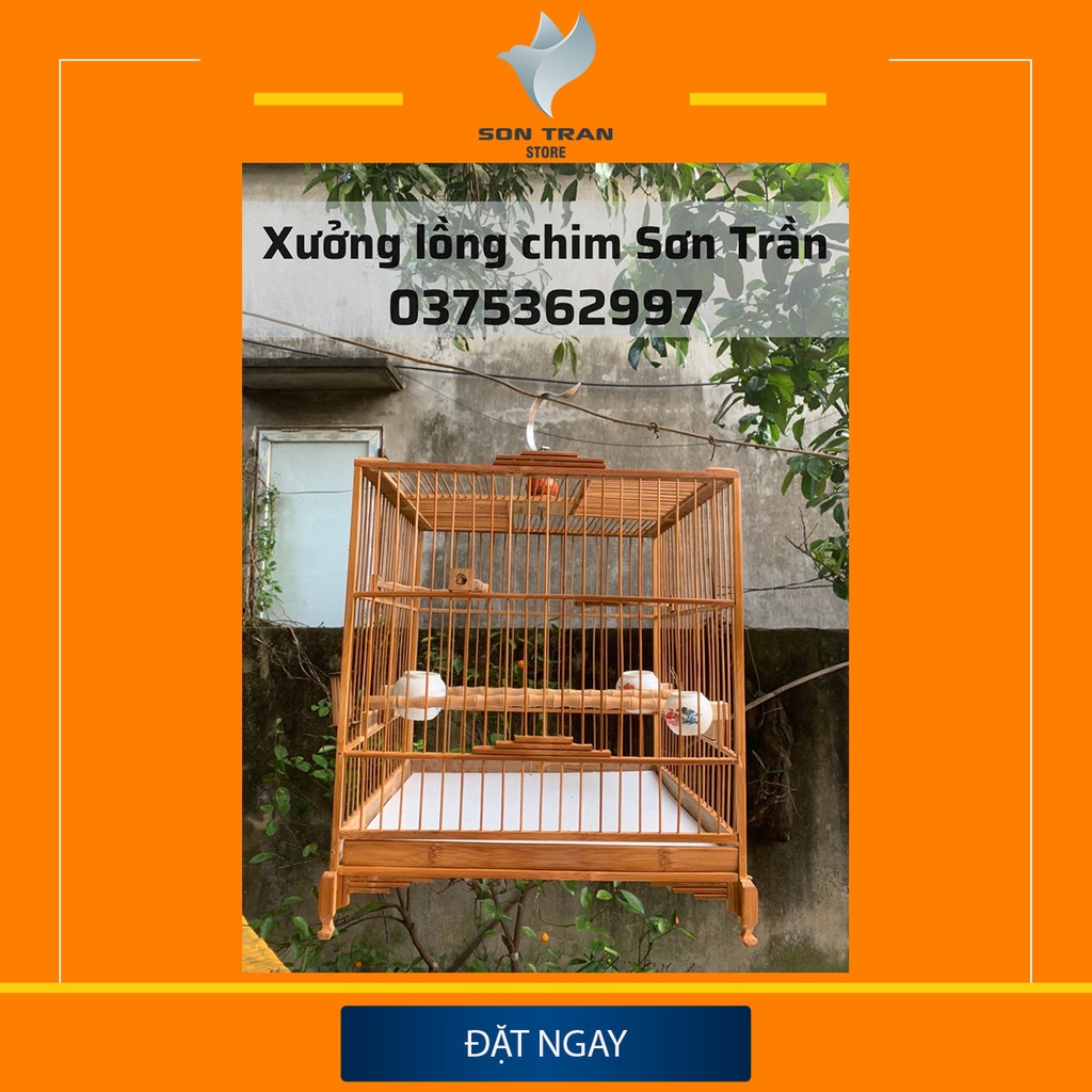 KHUNG LỒNG CHIM CHÀO MÀO TỰ RAP 19 NAN GIÁ SIÊU RẺ