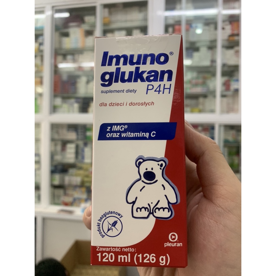 Tăng đề kháng Siro Imuno Glukan 120ml - Nội Địa Slovakia - Tẵng miễn dịch , nâng cao sức khỏe cho trẻ