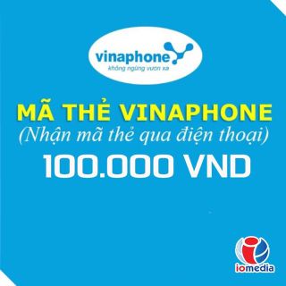Thẻ vinaphone giá trị 100.000 vnd