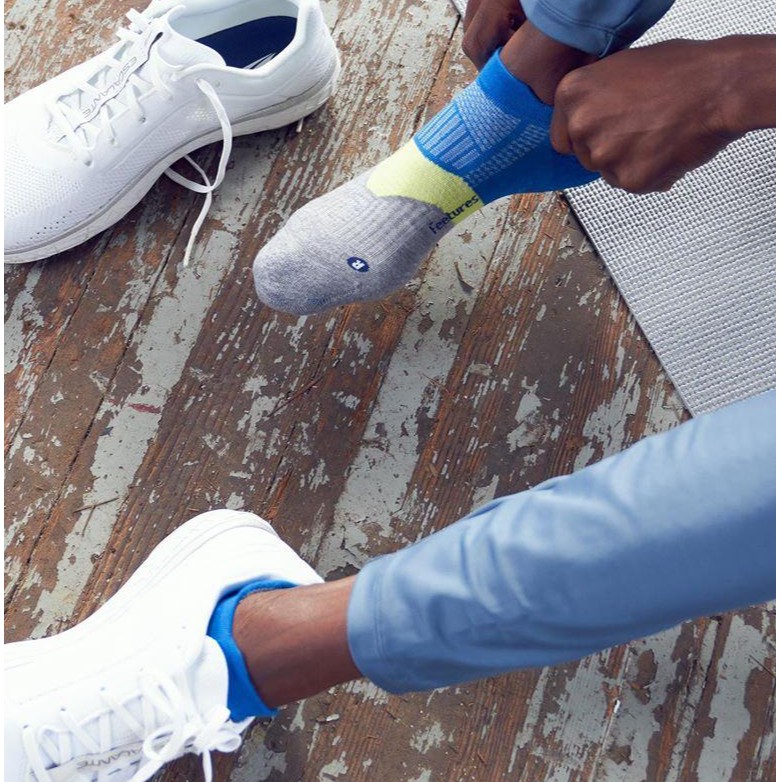 COMBO 2 Đôi Vớ Feetures! Max Cushion Cotton 100% Dòng Tất Thể Bán Chạy Số 1 Tại Mỹ  Form chuẩn mềm mại