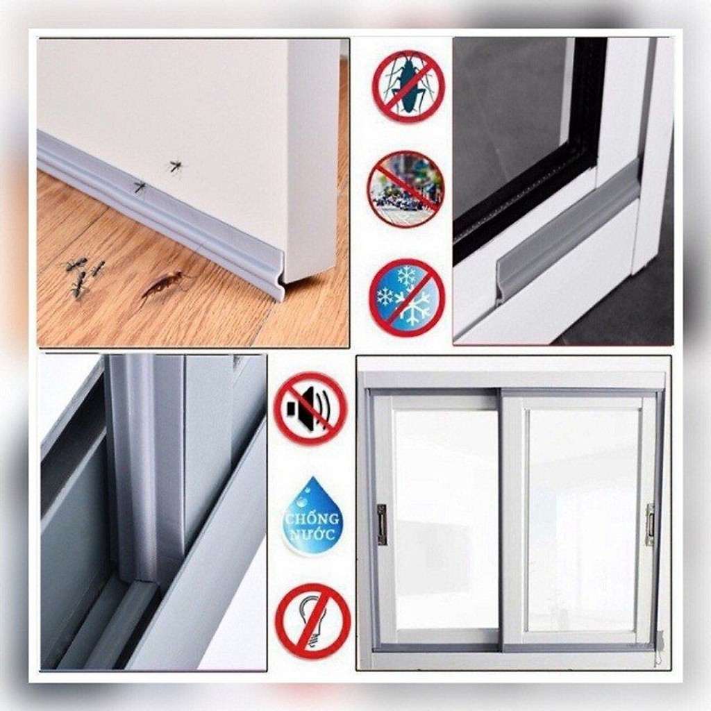 Ron dán cửa sổ cách âm, chống ồn, chống bụi bẩn